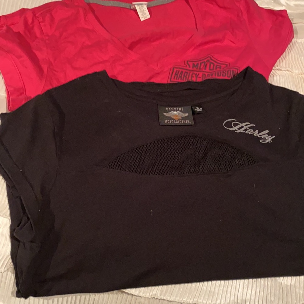2 Harley Davidson Tees